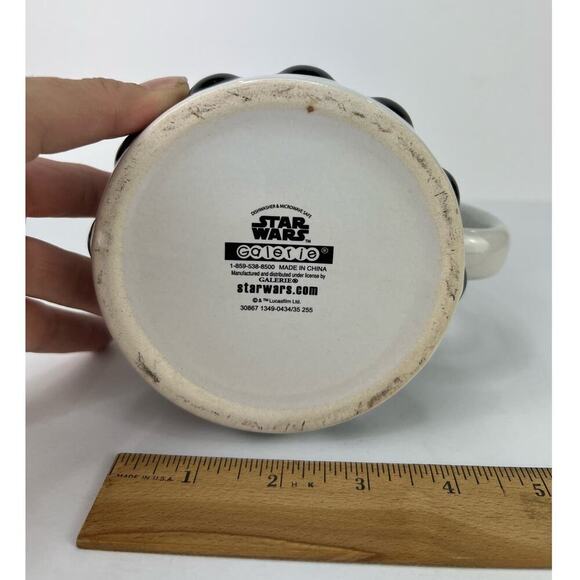 Oversized Star Wars Mug Cup Glass Rise of Skywalker Chewbacca Rey Droid Lucas - Picture 5 of 5